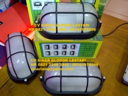 Kap Lampu Waterproof E27 Ball Ice